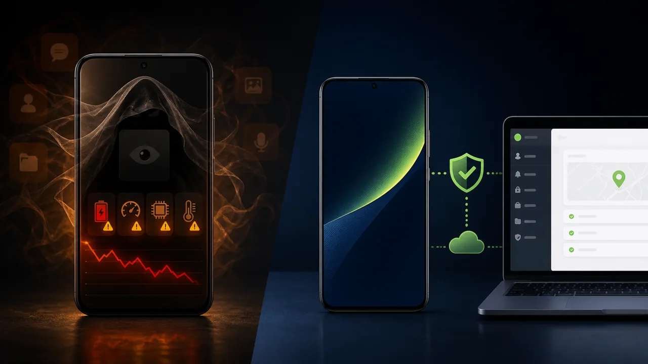 Was ist „No-App Android Monitoring“? Vergleich von Bereitstellung und Risiken mit versteckten Apps wie mSpy