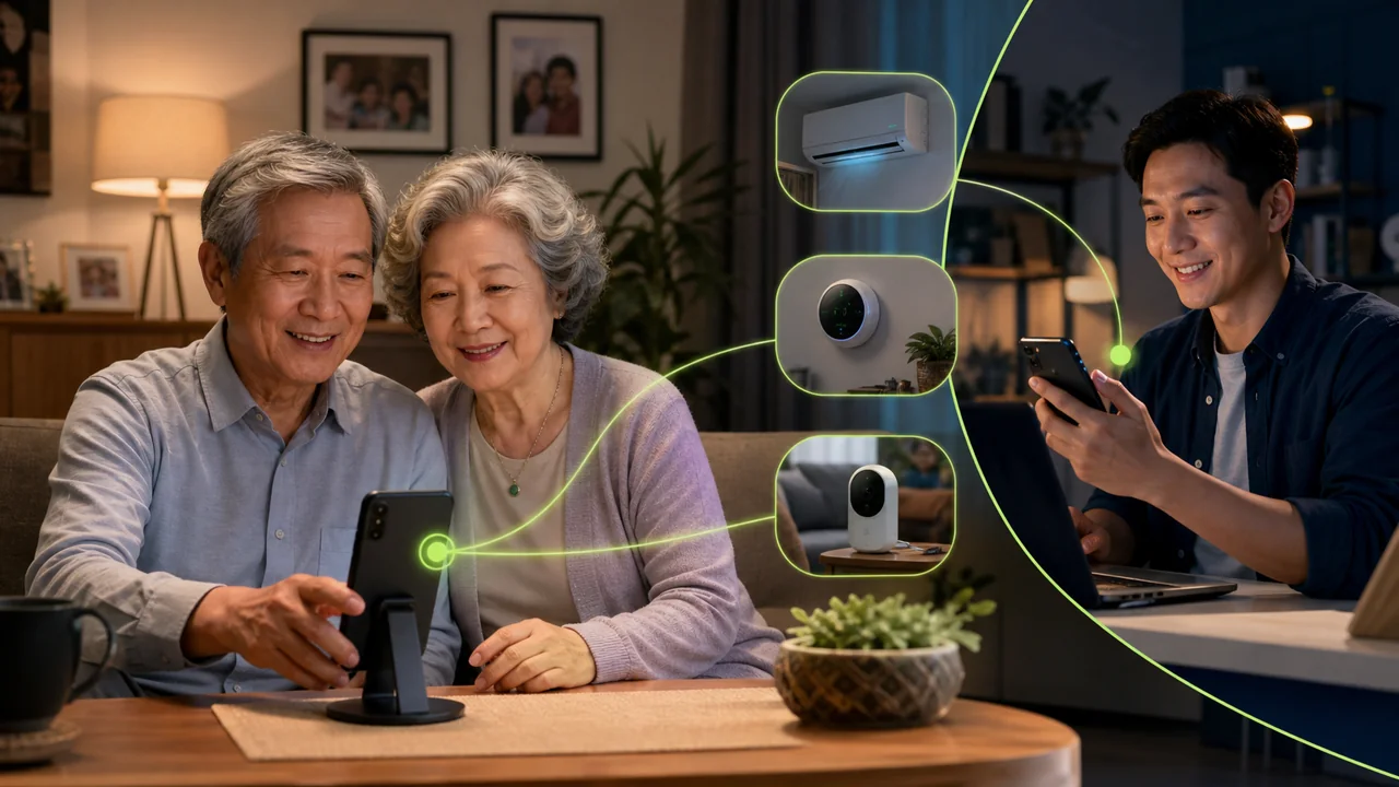 Eltern aus der Ferne bei Smart-Home-Apps auf Android helfen